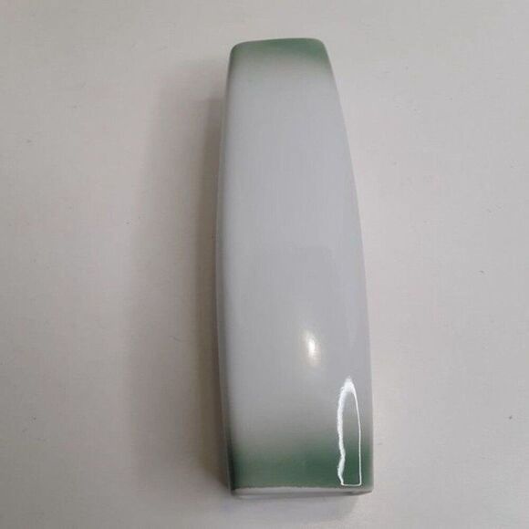 Vintage Toyo Botan Japan Porcelain Green Flower Flying Bird Motif Vase - Picture 4 of 10